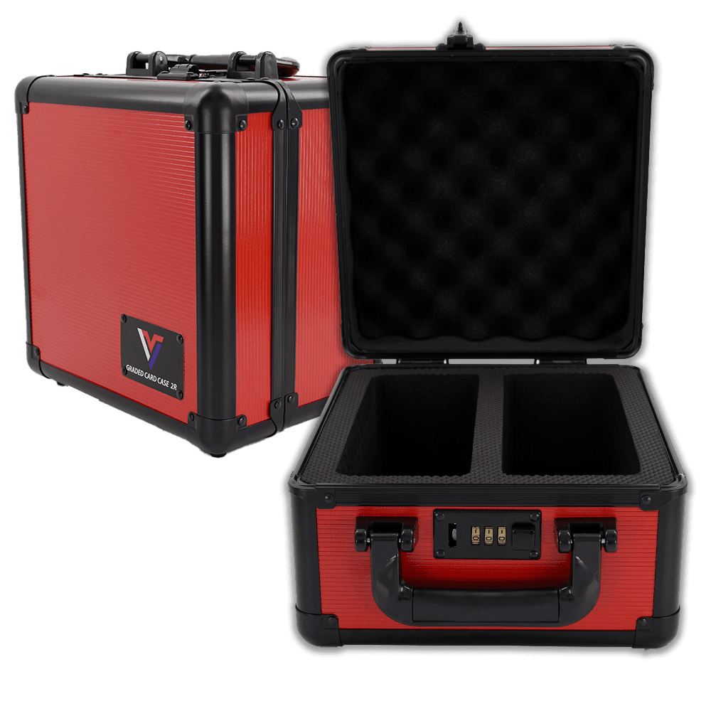 Mallette Cartes Gradées<br> Case 2R | Rouge Mat