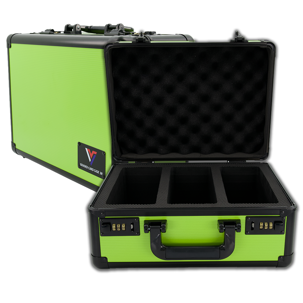 Mallette Cartes Gradées<br> Case 3R | Vert Fluo